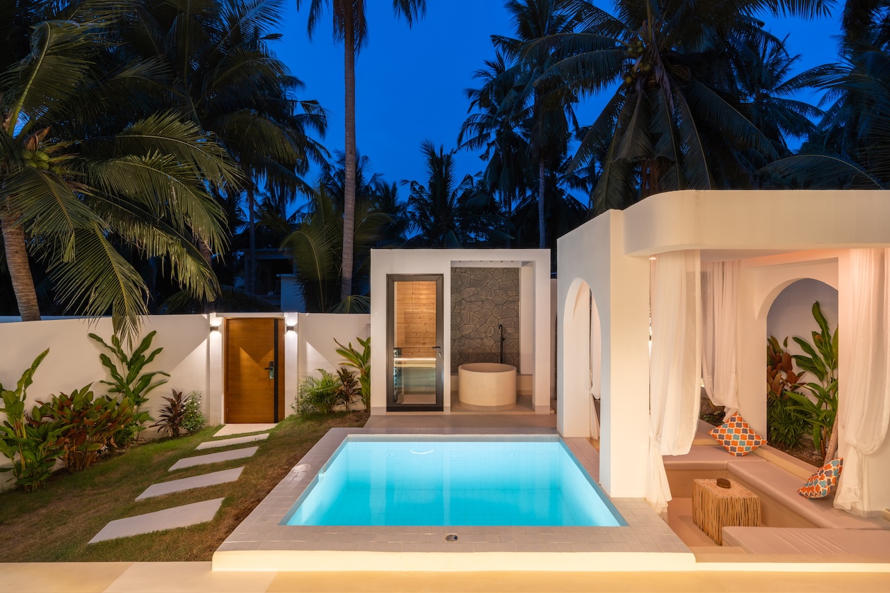 Eterno Villas Koh Phangan Eterno Villas Koh Phangan Pool Night