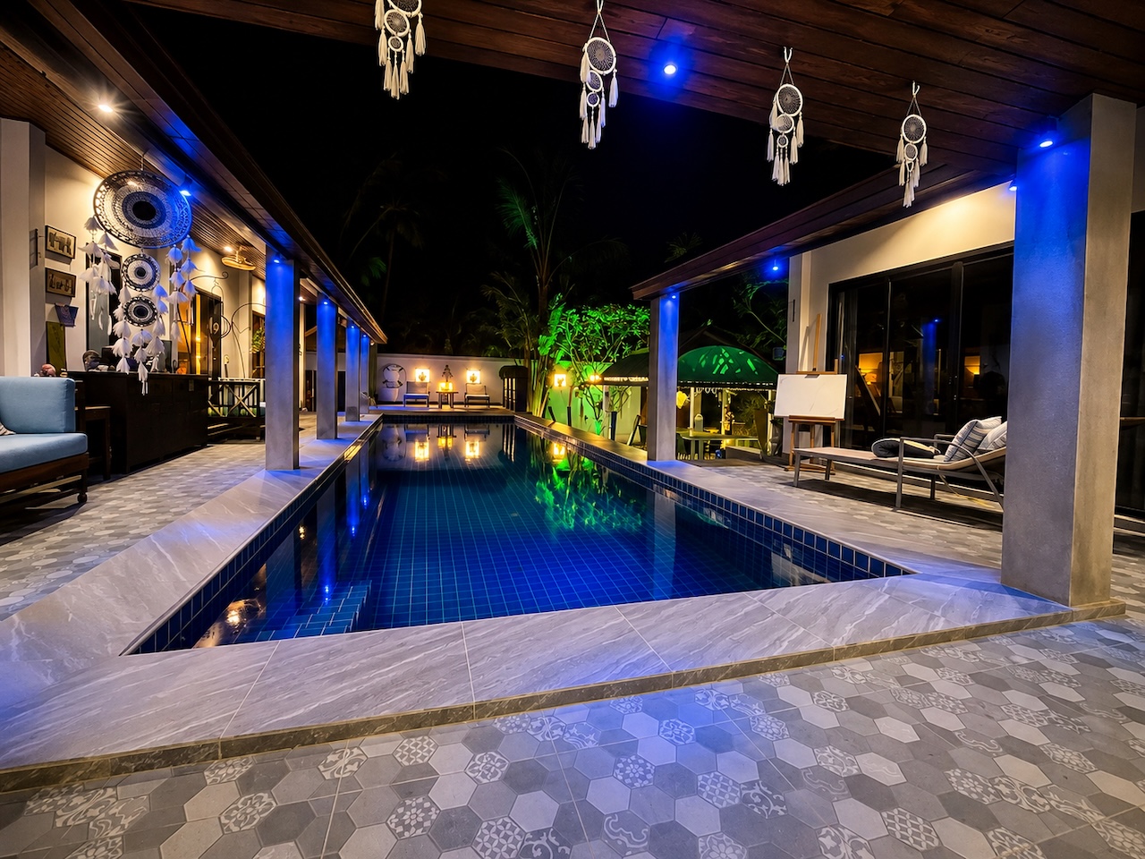 Bang Kao Villa For Sale Bang Kao Villa For Sale Pool Night