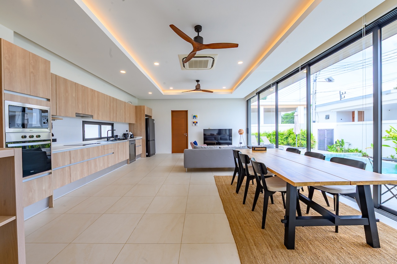 Bophut 2-Bed Pool Villa Living Area
