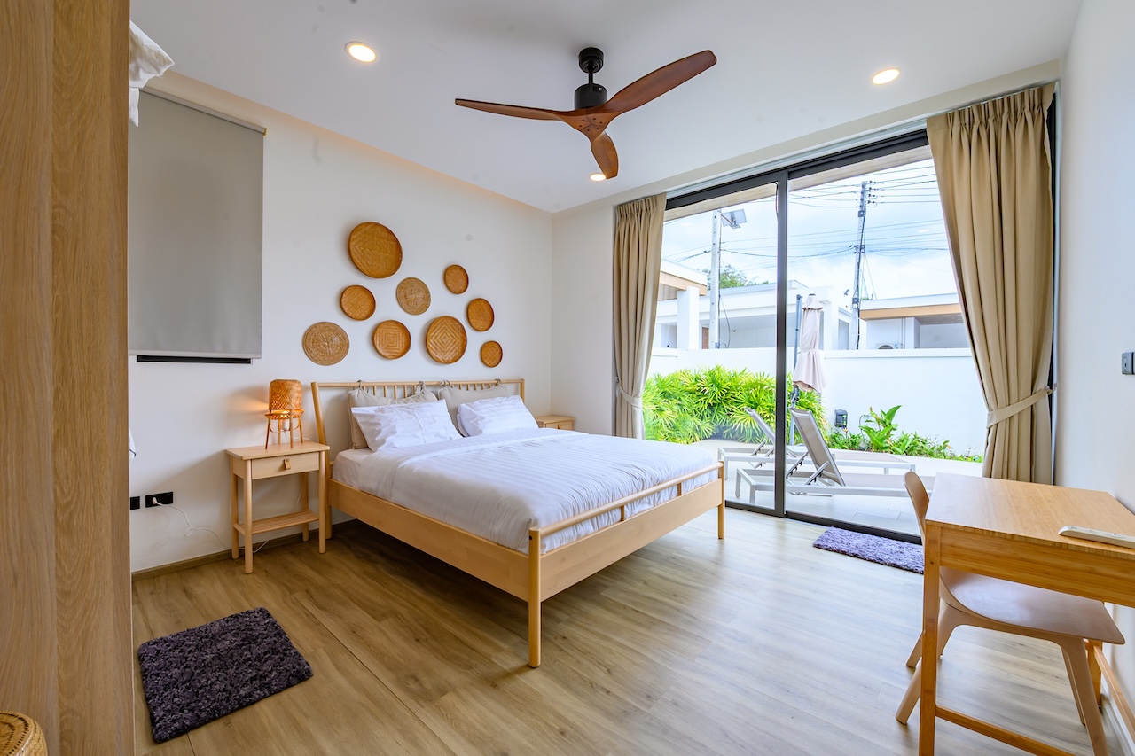 Bophut 2-Bed Pool Villa Master Bedroom