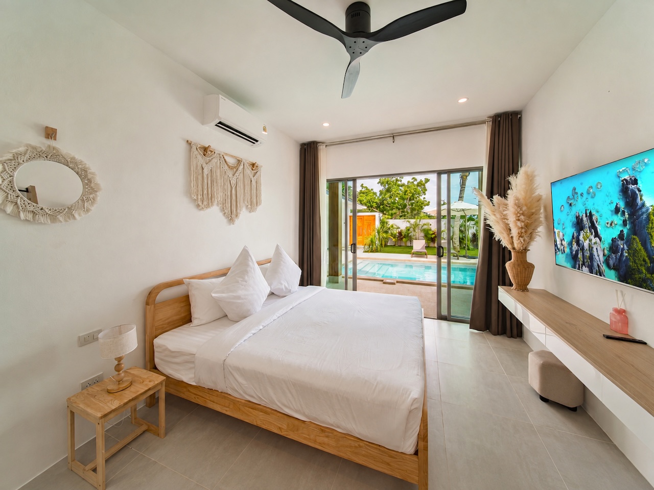 Lamai Modern Contemporary Villa Bedroom