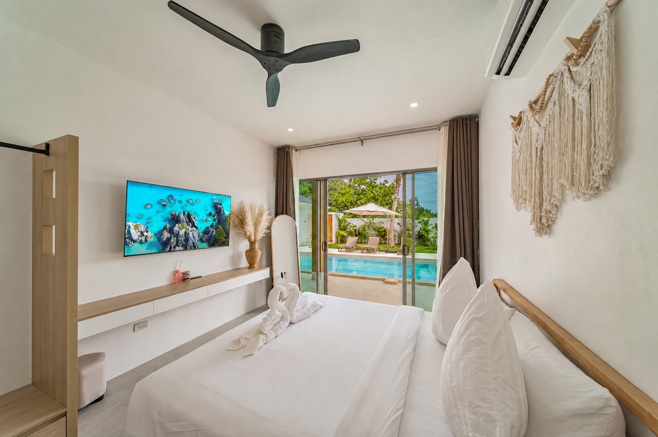 Lamai Modern Contemporary Villa Bedroom
