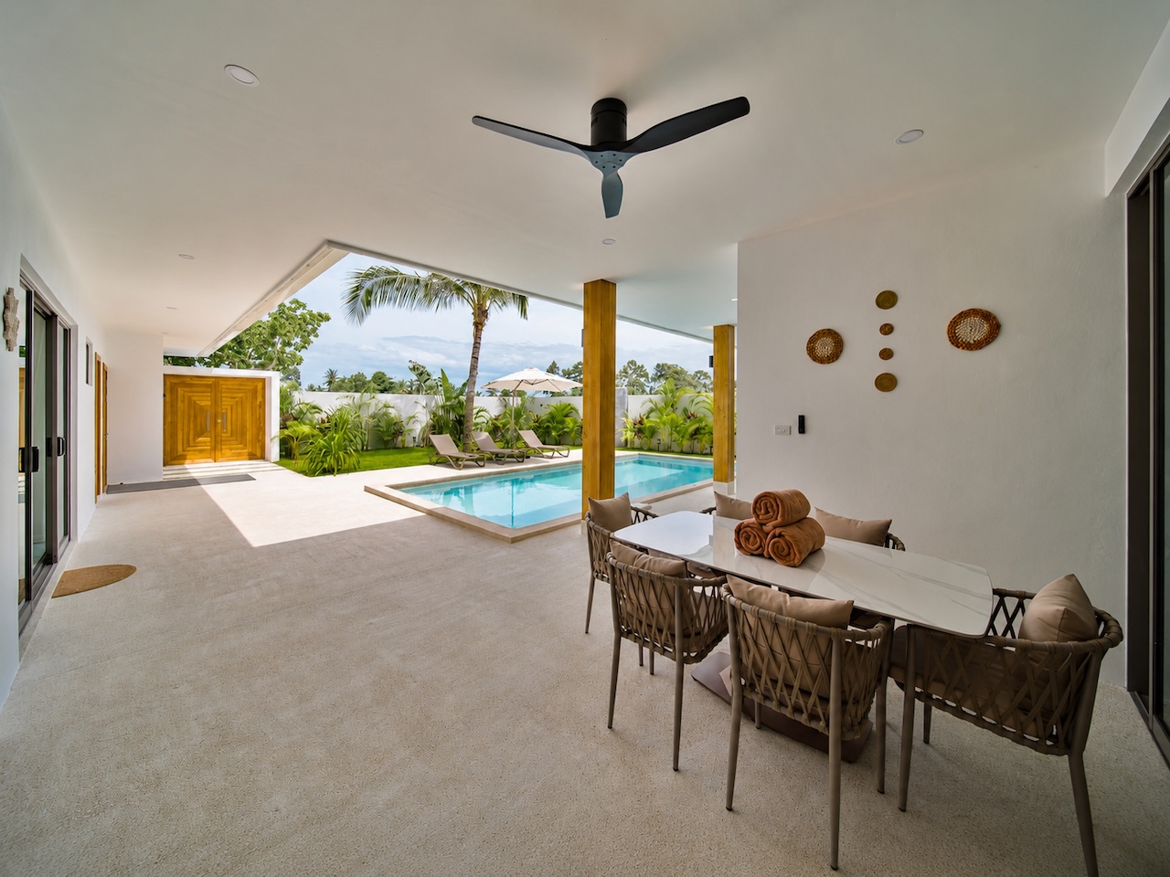 Lamai Villa For Longterm Rent Lamai Villa For Longterm Rent Covered Seating