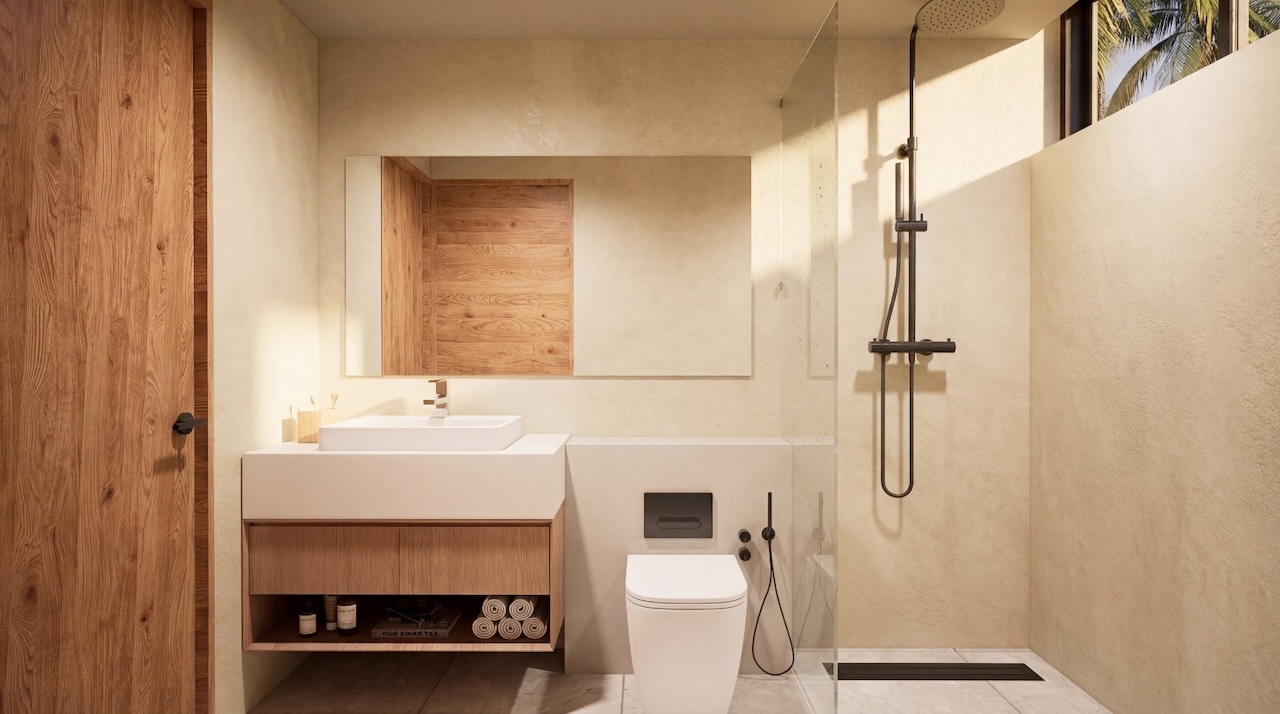 Sacarat Beach Bathroom