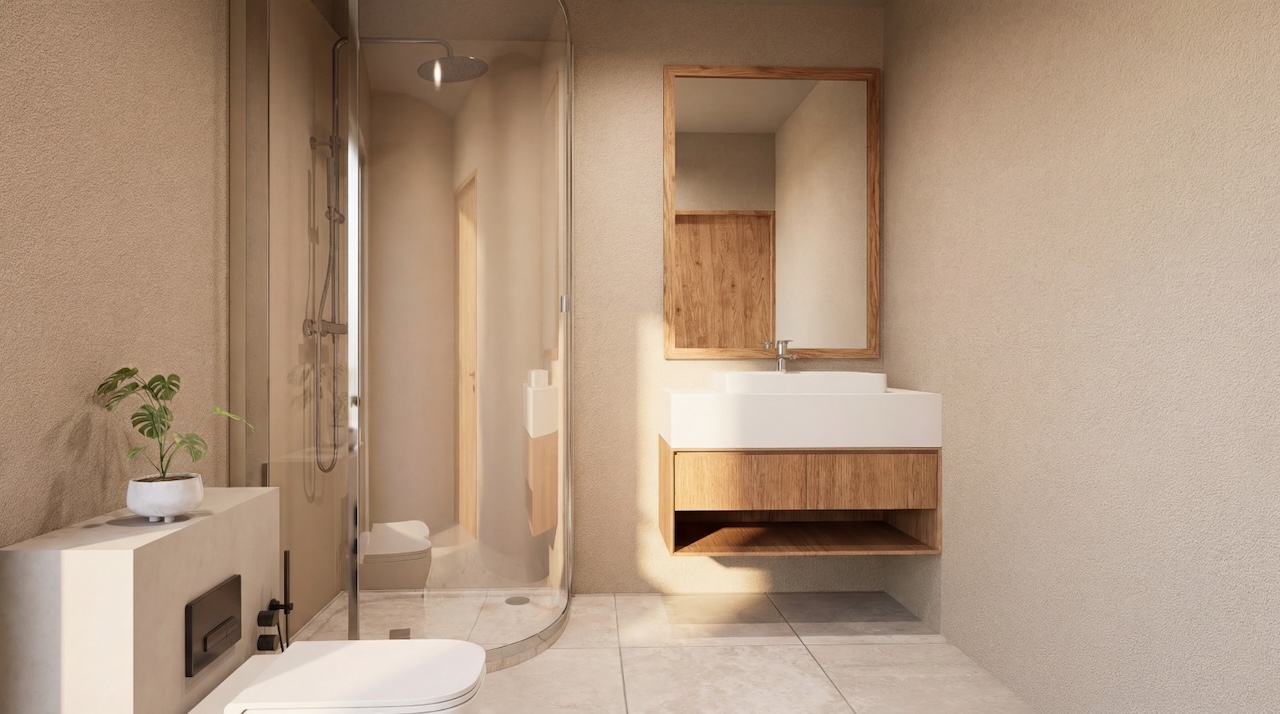 Sacarat Beach Bathroom