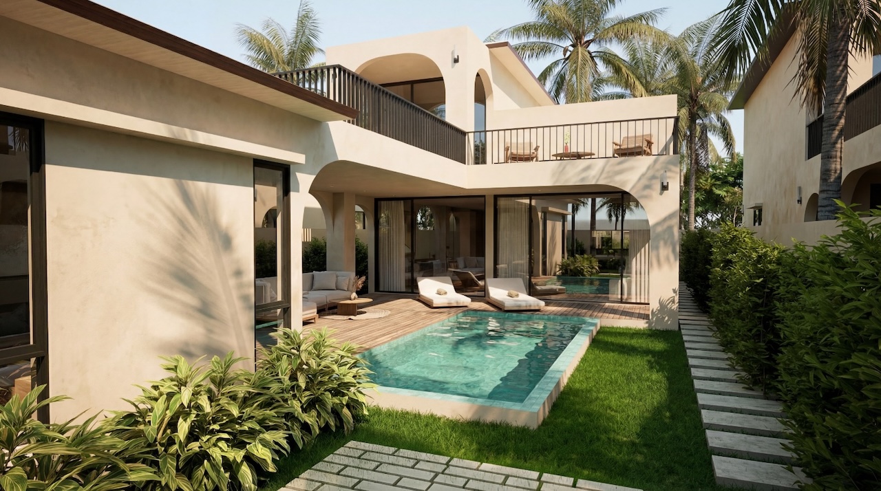 Sacarat Beach 3-Bedroom Villas Sacarat Beach 3-Bedroom Villas Exterior