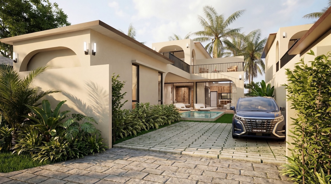 Sacarat Beach 3-Bedroom Villas Sacarat Beach 3-Bedroom Villas Parking