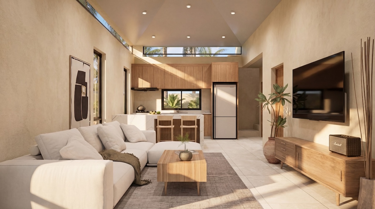Sacarat Beach Living Area