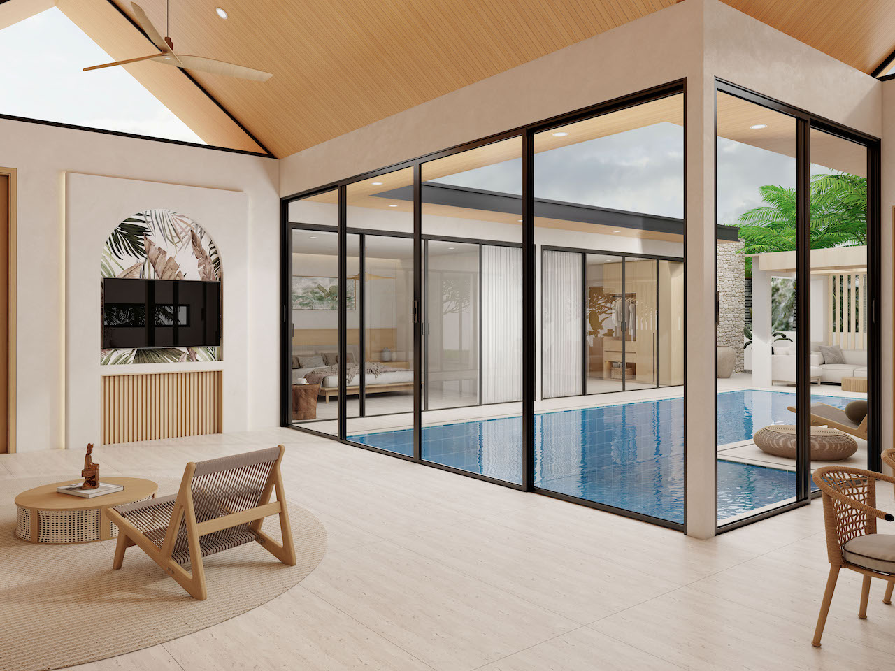 Samui Golf Luxury Villas Type D Samui Golf Luxury Villas Type D living