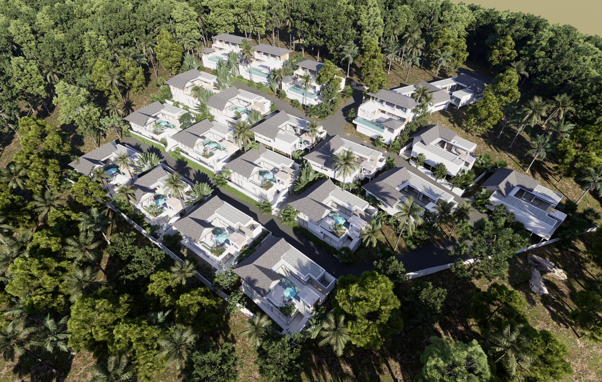 Samui Golf Luxury Villas Type D Samui Golf Luxury Villas Type D master plan