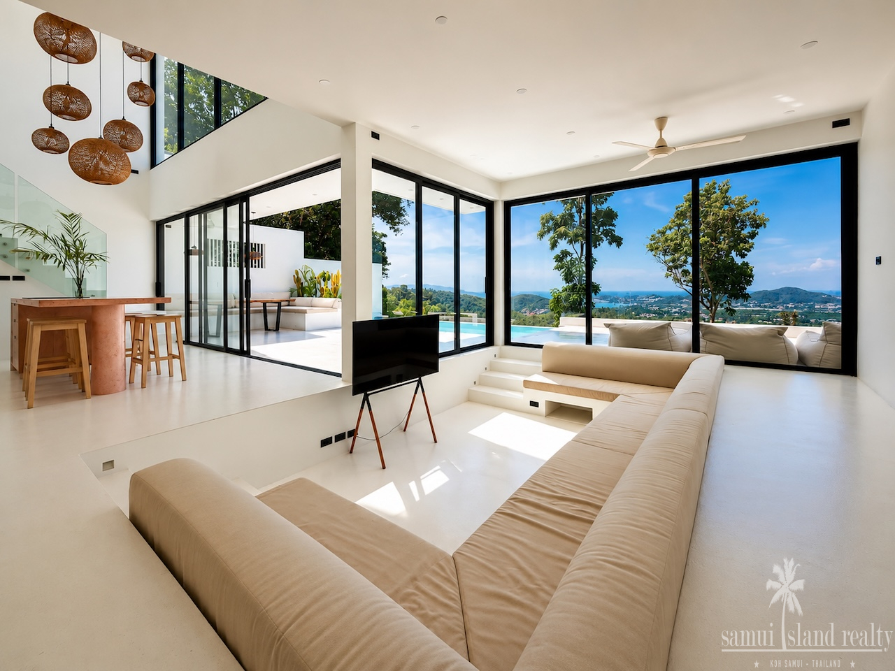 Sea View Chaweng Property For Sale Lounge