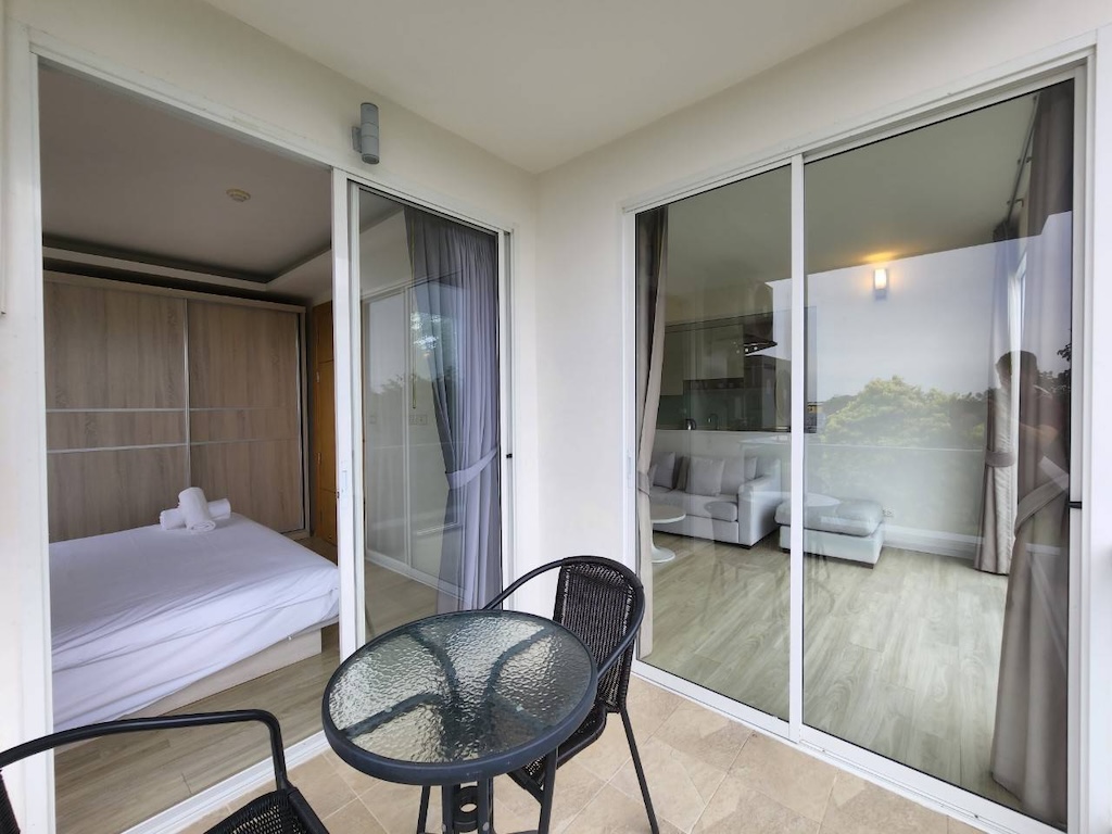 The Bleu Condo Balcony