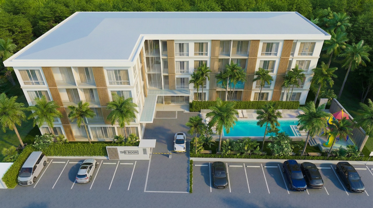 The Boon Condo Koh Samui Aerial Render