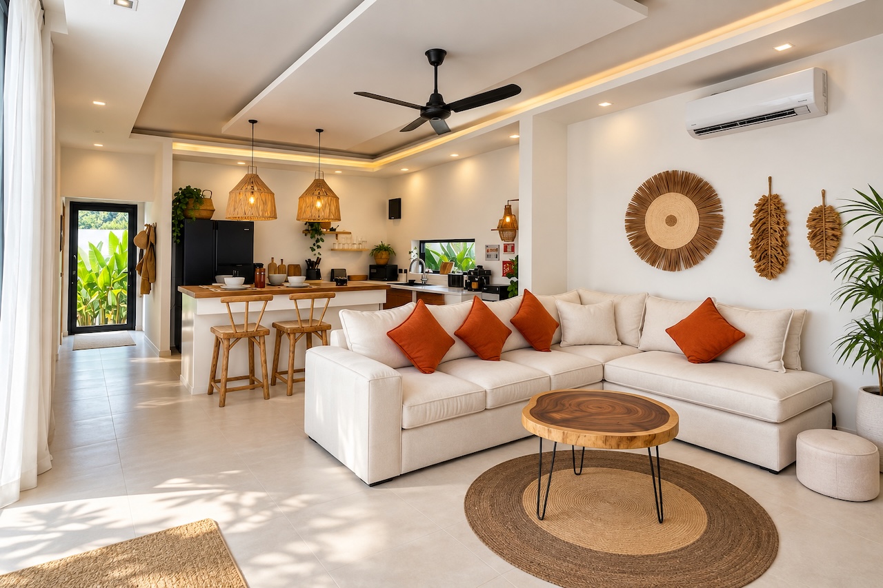 3-Bedroom Modern Villa in Maenam 3-Bedroom Modern Villa in Maenam Lounge