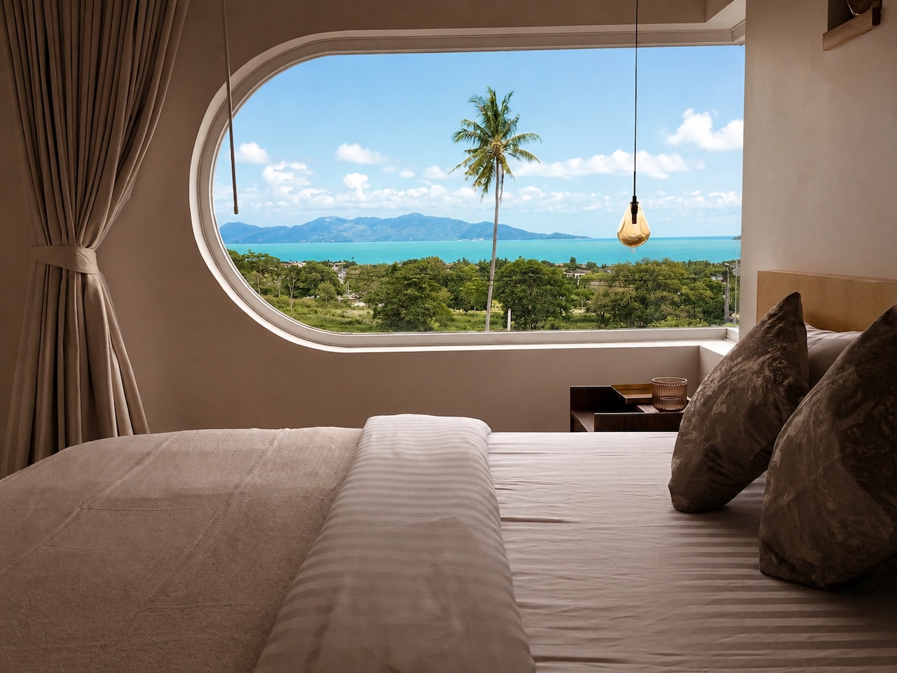 Bophut Modern Villa For Sale Bedroom View