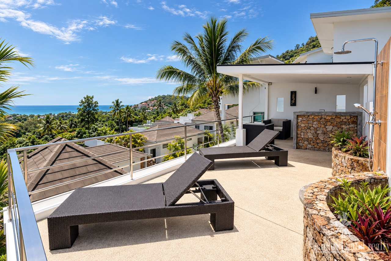 Chaweng 4-Bed Sea View Villa Roof Terrace