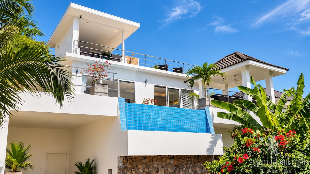 Chaweng 4-Bed Sea View Villa Exterior