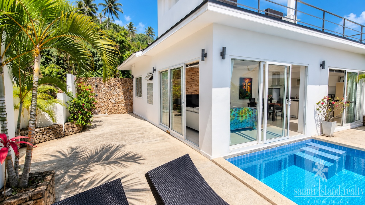 Chaweng 4-Bed Sea View Villa Exterior