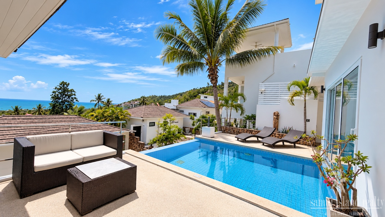 Chaweng 4-Bed Sea View Villa Pool