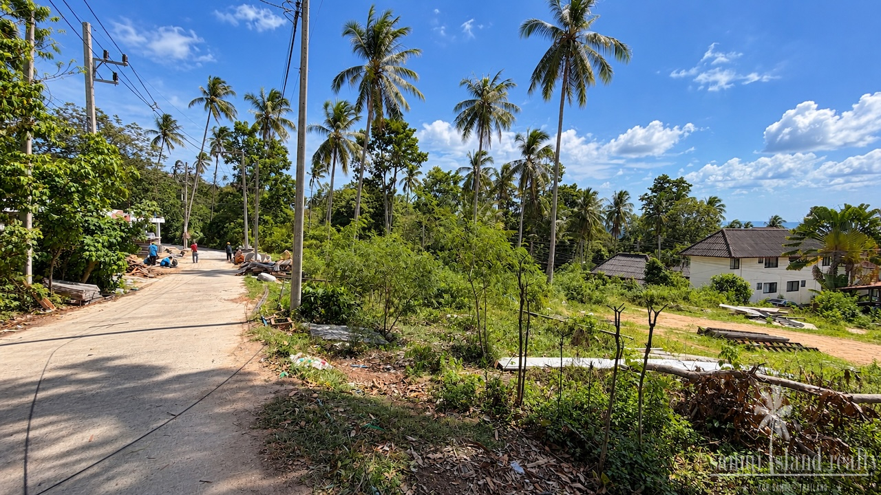 Chaweng Building Plot Road