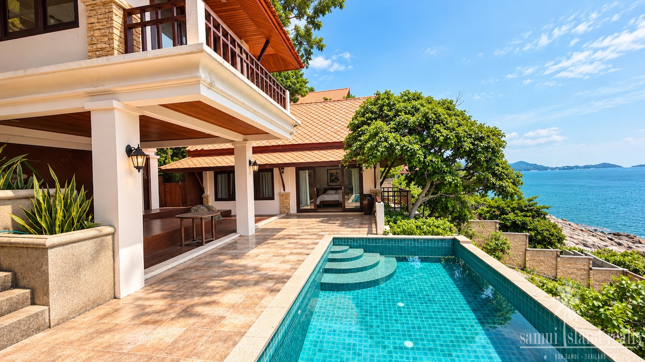 Chaweng Noi Oceanfront Villa Swimming Pool