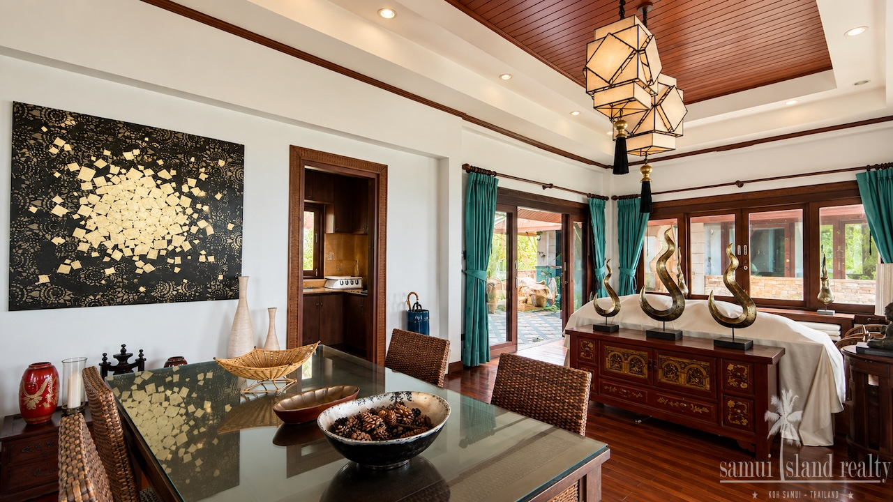 Chaweng Noi Oceanfront Villa Interior