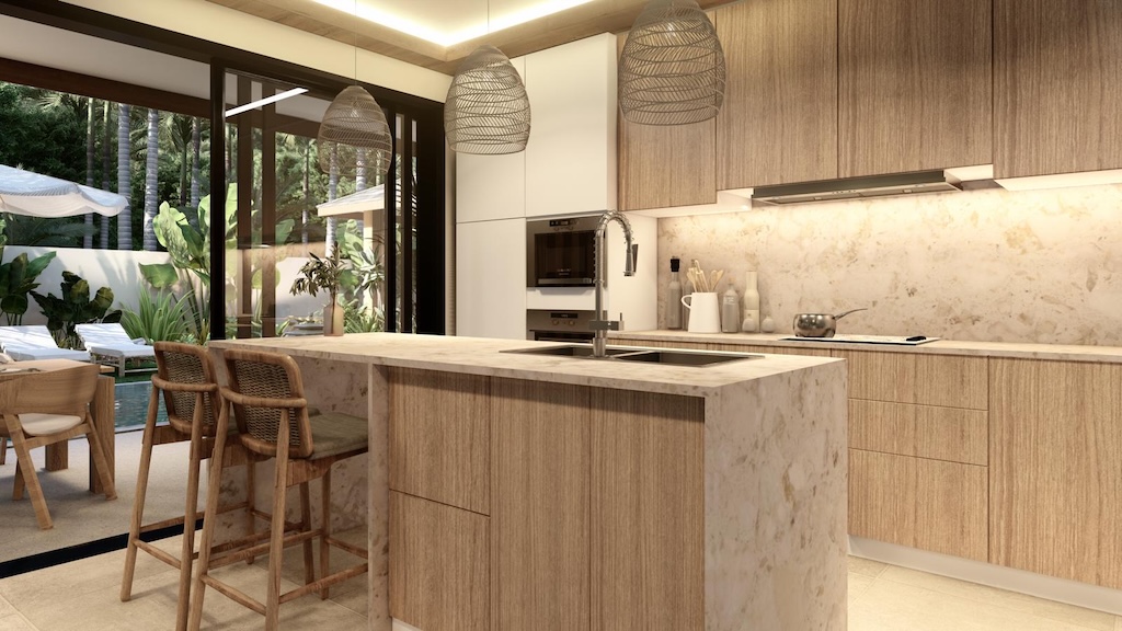 Kramian Two-Bedroom Villa Kitchen