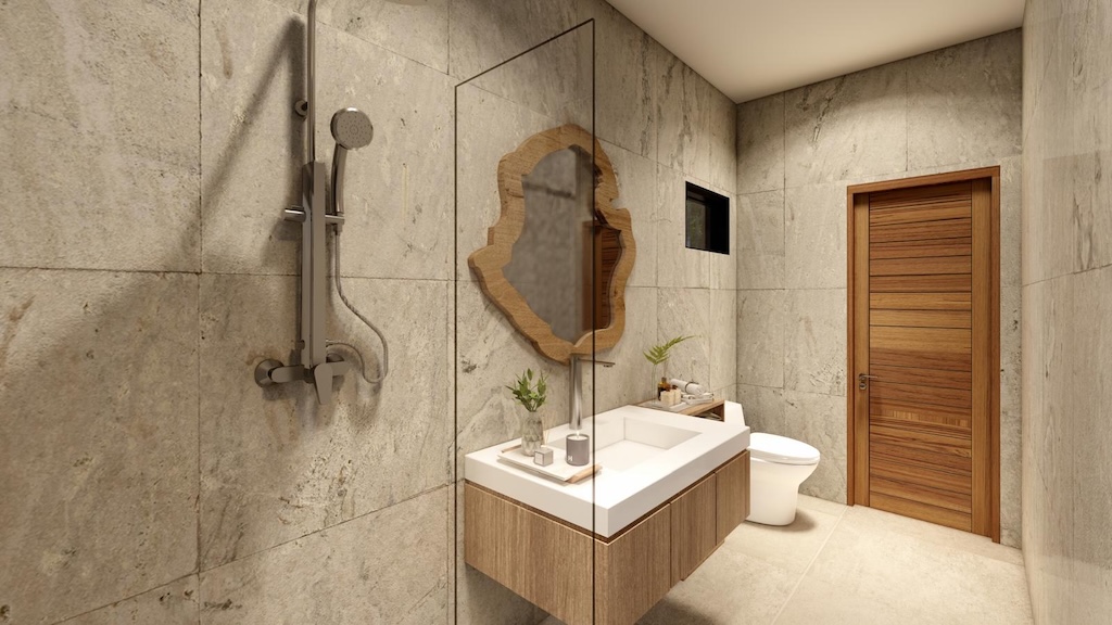 Kramian Two-Bedroom Villa Bathroom