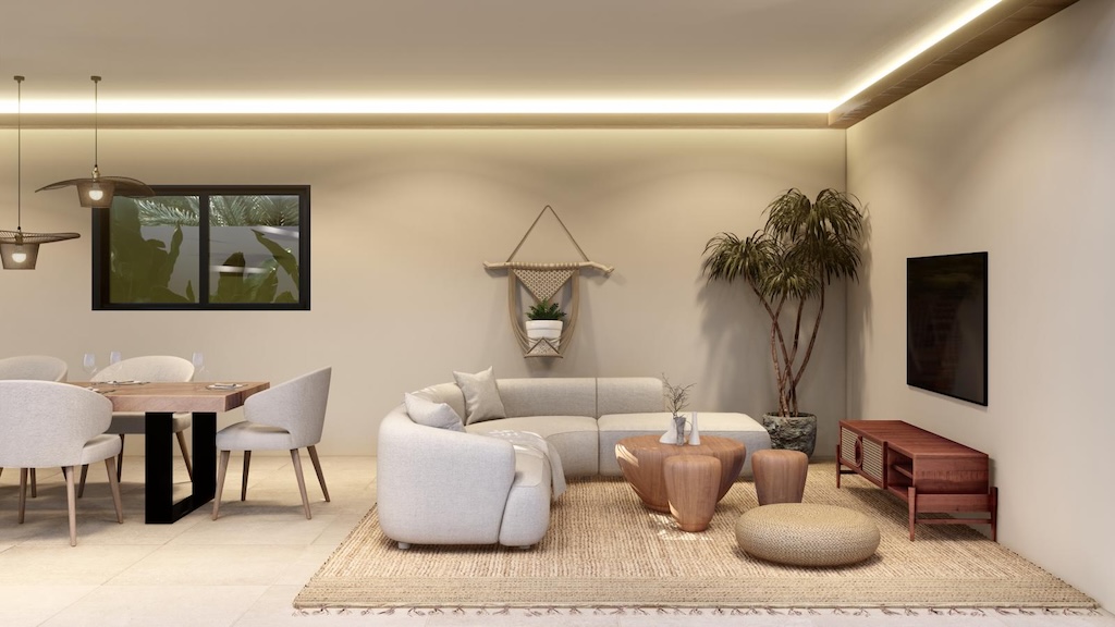 Kramian Two-Bedroom Villa Lounge