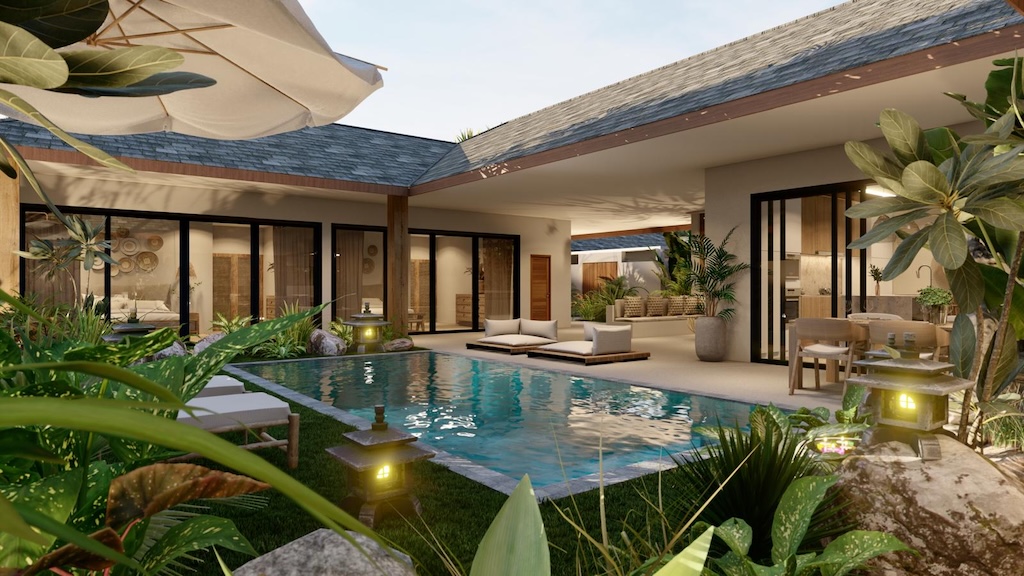 Kramian Two-Bedroom Villa Exterior