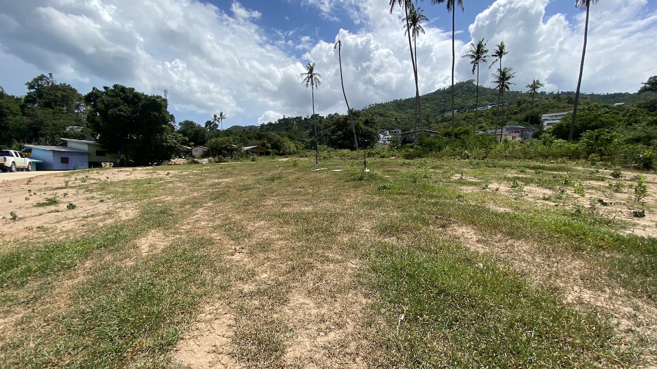 Land Plots In Chaweng For Sale Back View