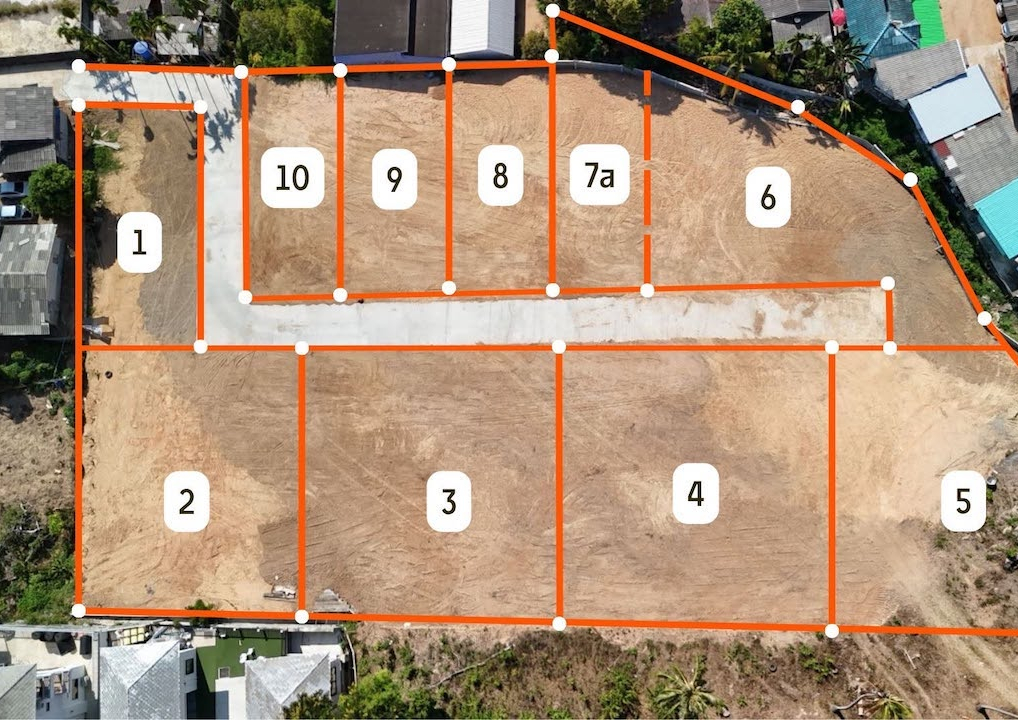 Land Plots In Chaweng For Sale Plot Number