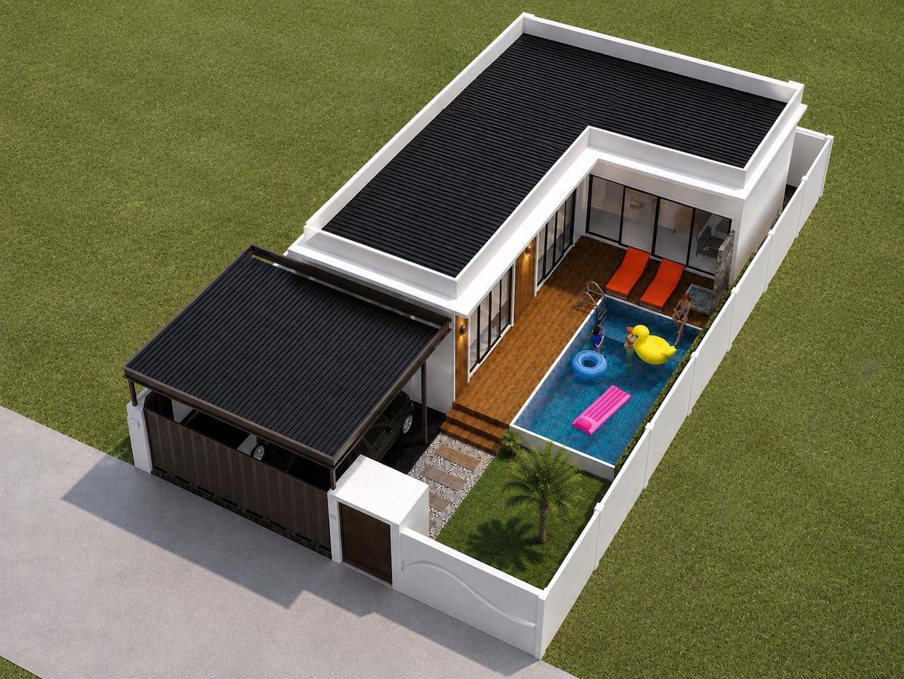 Maenam Modern Detached House Maenam Modern Detached House Overall