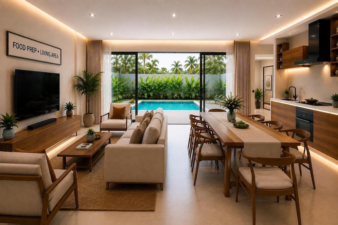 Maenam Modern Detached House Maenam Modern Detached House Living