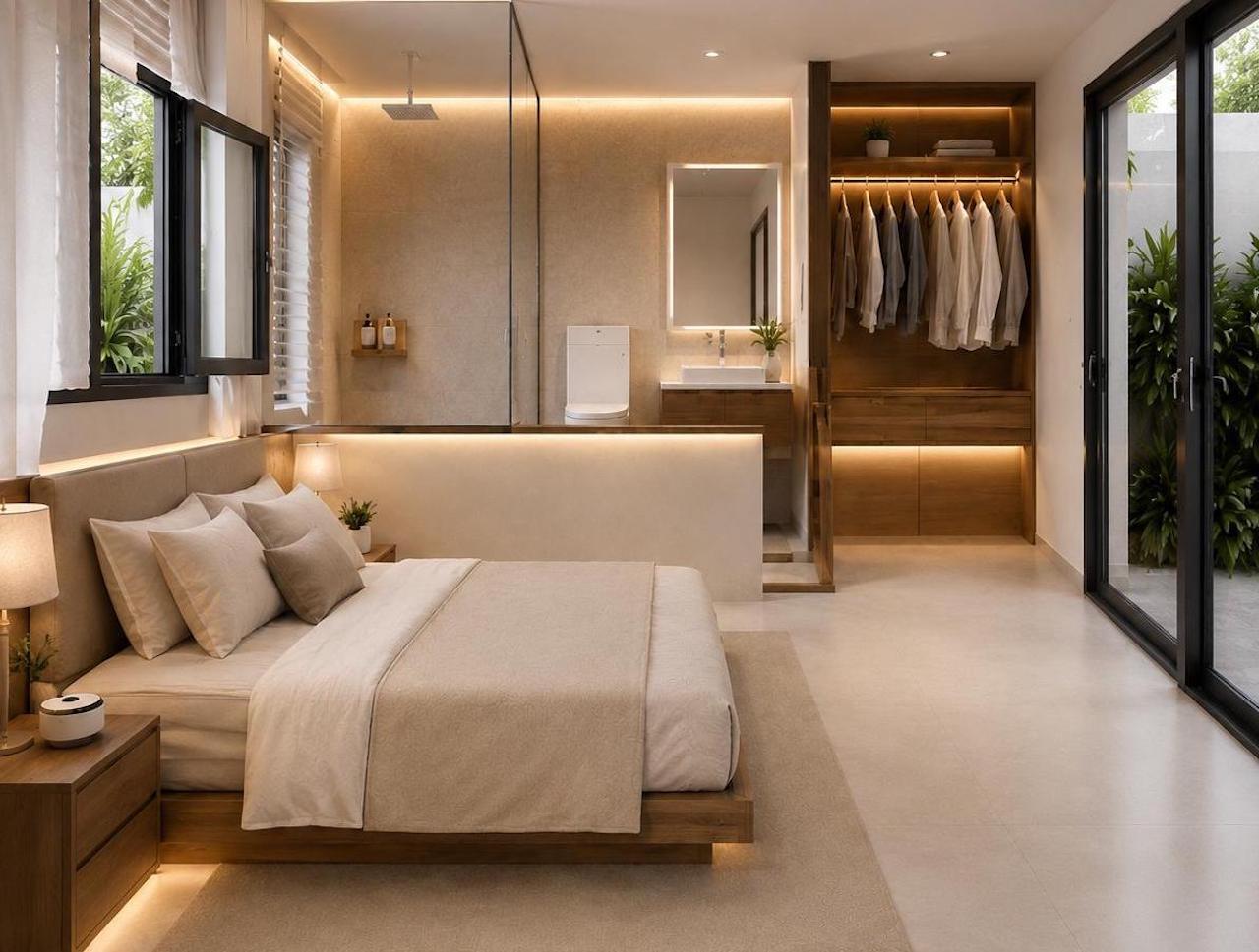 Maenam Modern Detached House Maenam Modern Detached House Bedroom
