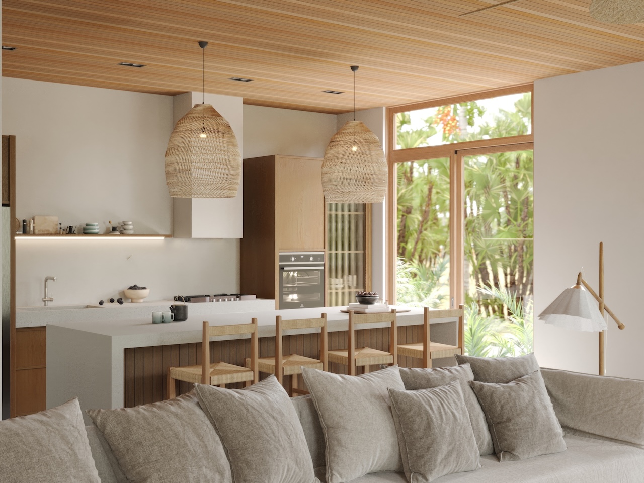 Malibu Beach Villas Living Area