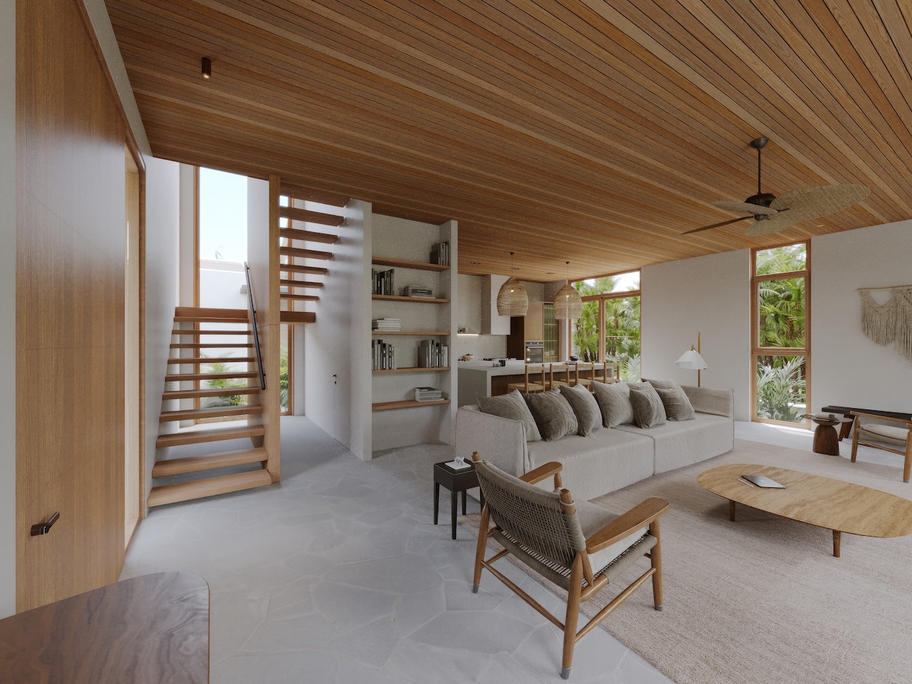 Malibu Beach Villas Living Space