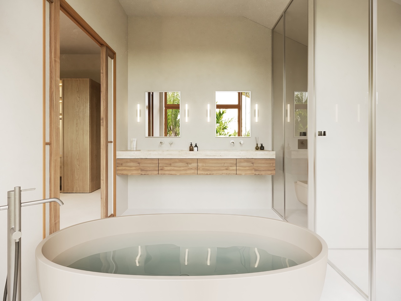 Malibu Beach Villas Bathroom