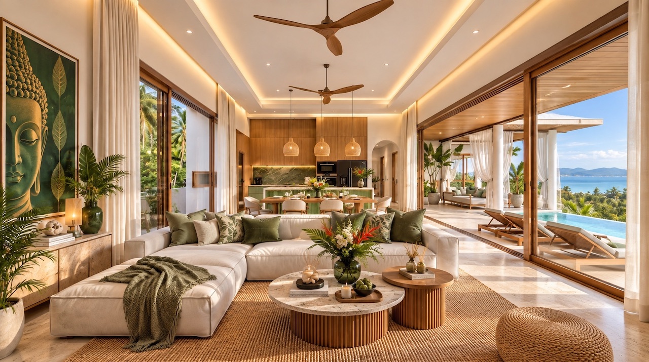Nichakul 3-Bedroom Villas Nichakul 3-Bedroom Villas Living Area