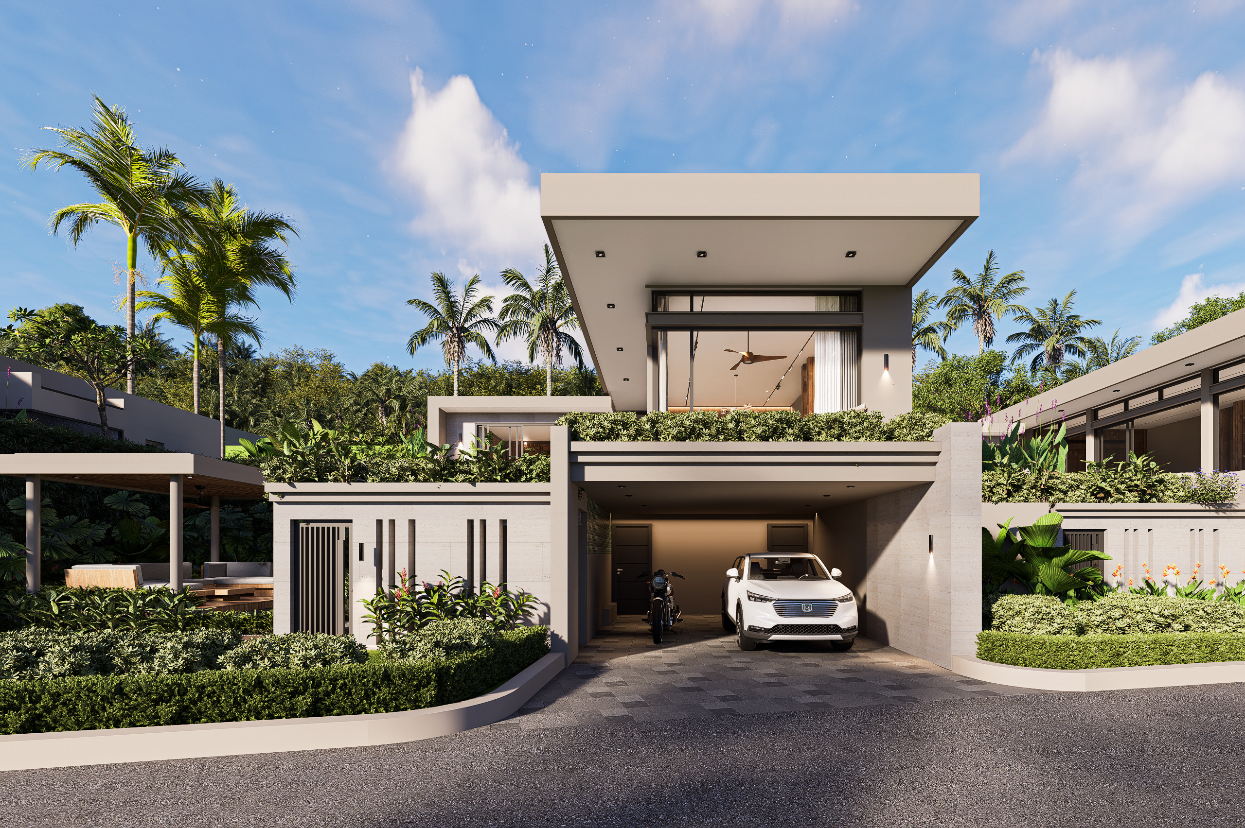 THEVA Horizon Four Bedroom Villa THEVA Horizon Four Bedroom Villa Parking