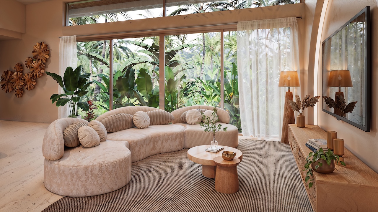 Terra Mare Villas Living Area