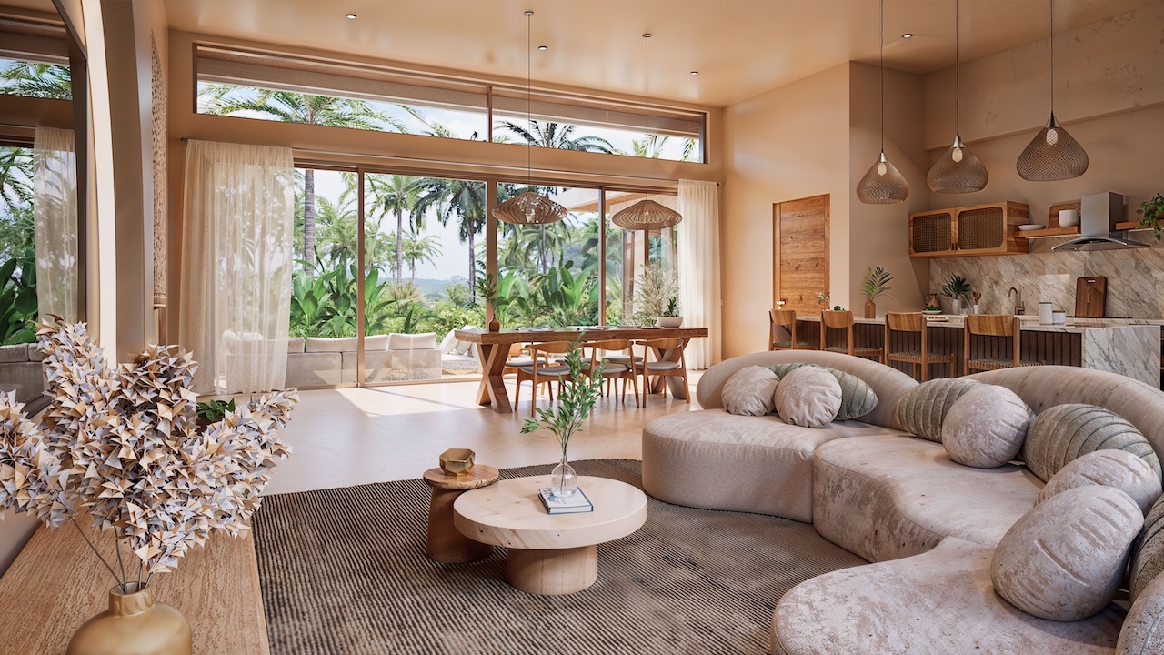 Terra Mare Villas Living Area