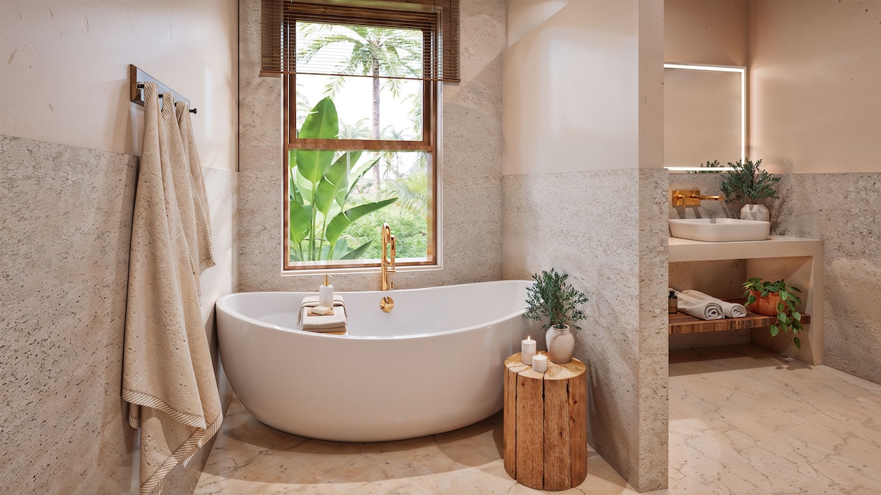 Terra Mare Villas Bathroom