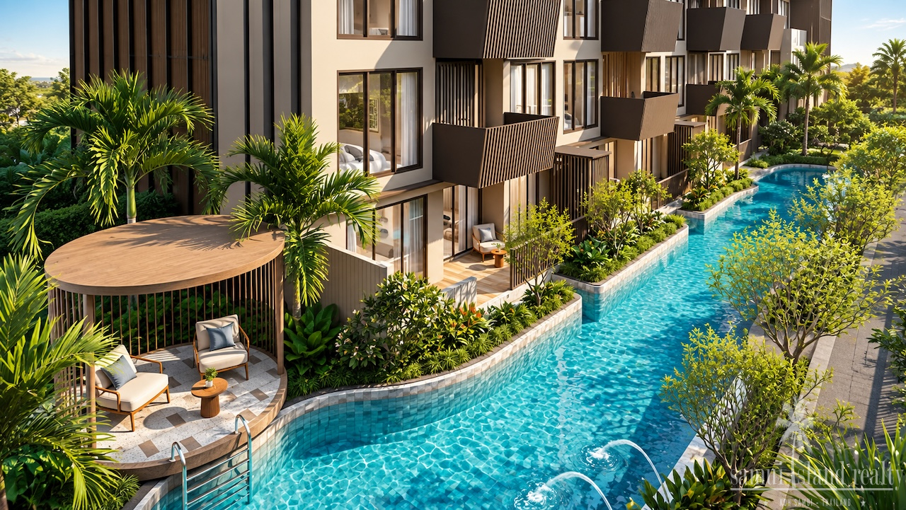 The Astra Samui One-Bedroom Apartments Swimming Pool