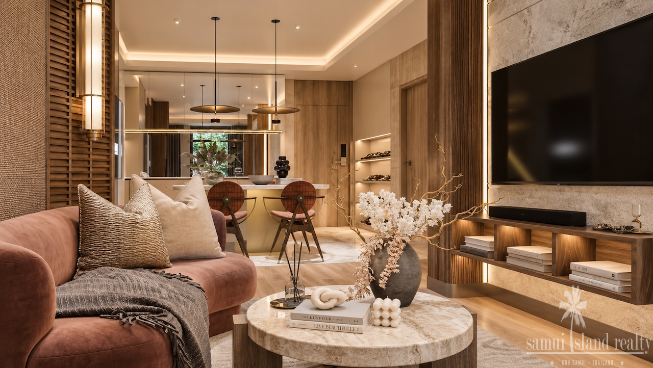 Two-Bedroom Apartments The Astra Samui Two-Bedroom Apartments The Astra Samui Lounge