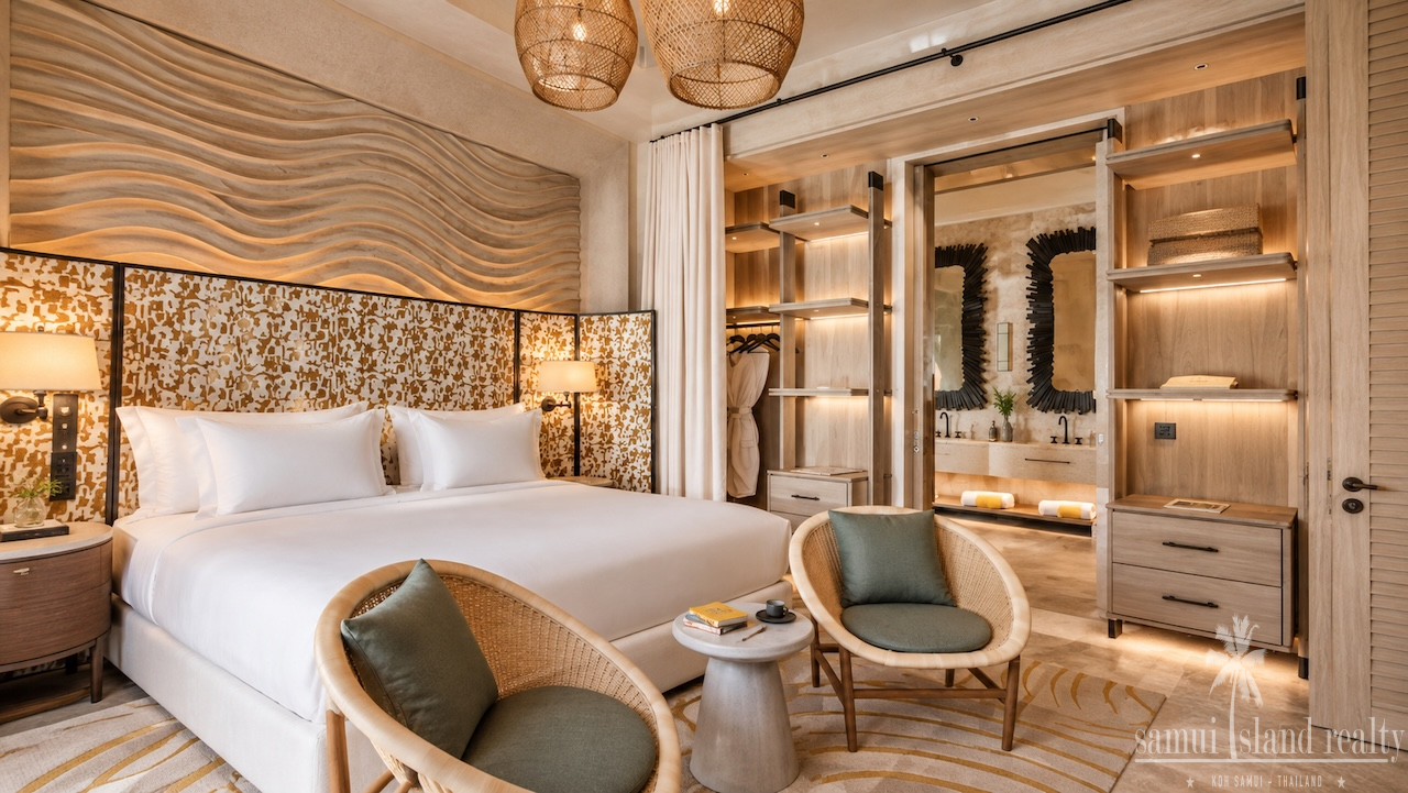 Two-Bedroom Apartments The Astra Samui Two-Bedroom Apartments The Astra Samui Bed