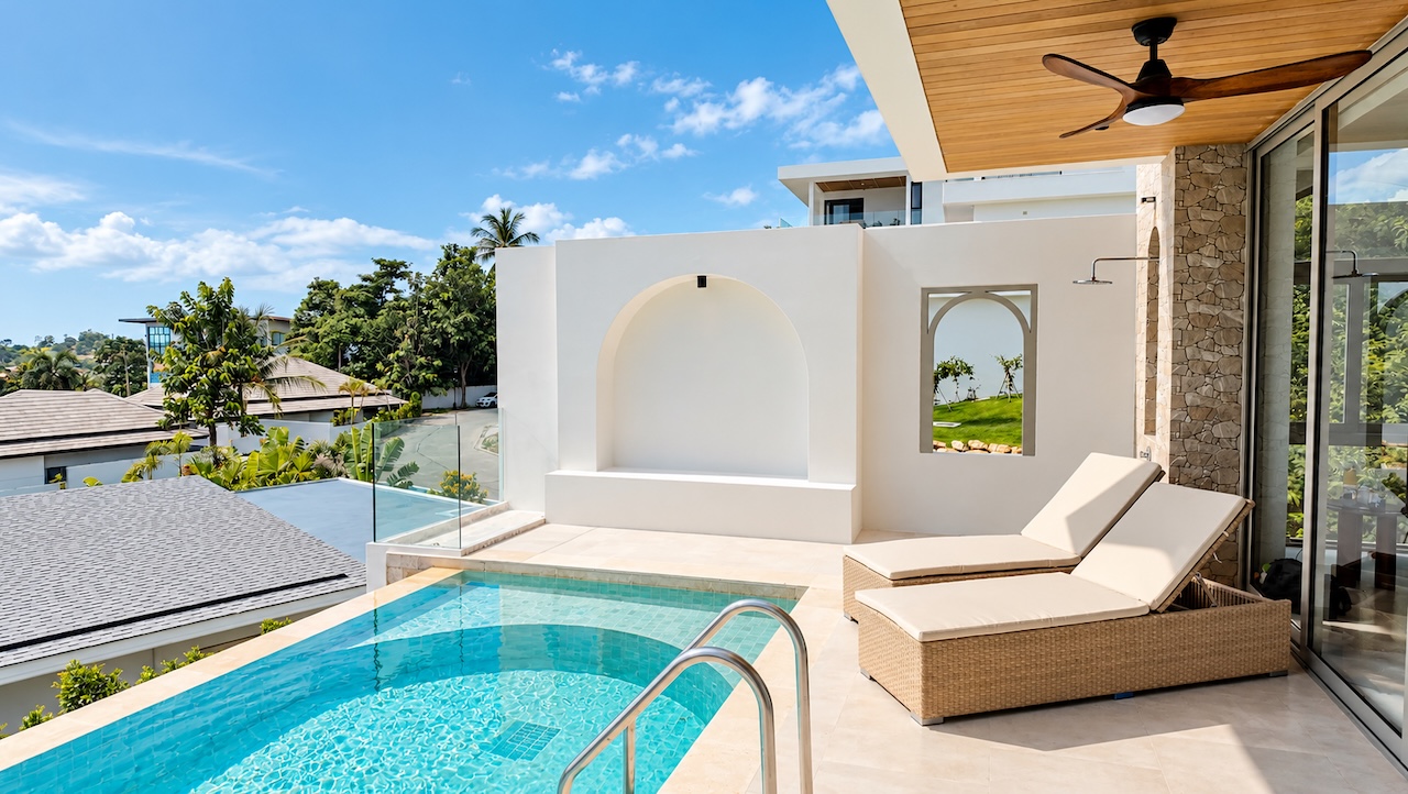 Choeng Mon Modern Villa Choeng Mon Modern Villa Terrace