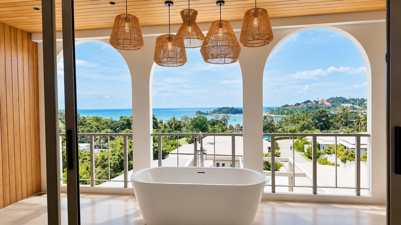 Choeng Mon Modern Villa Choeng Mon Modern Villa Bath