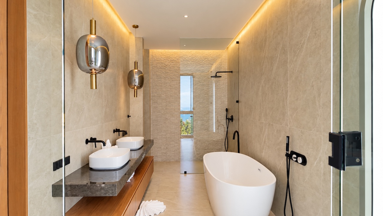 Choeng Mon Modern Villa Choeng Mon Modern Villa Bathroom