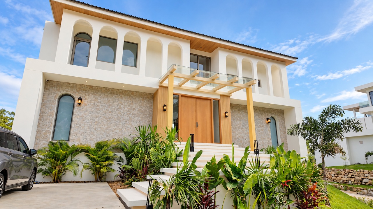 Choeng Mon Modern Villa Choeng Mon Modern Villa Entrance